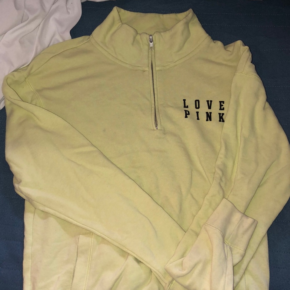 PINK 1/4 zip up